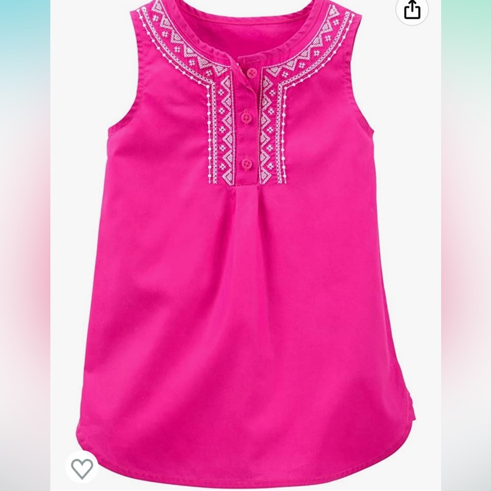 Carter's Unisex Baby Embroidered Babydoll (Baby